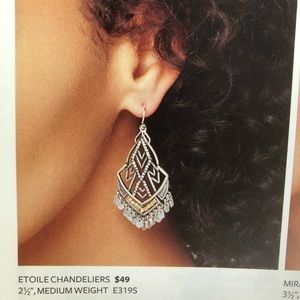 Stella & Dot Etoile chandelier earrings